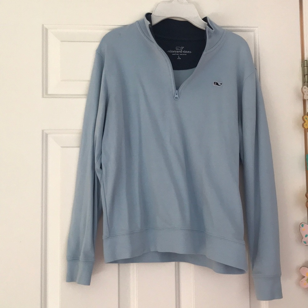 Vineyard Vines Blue Quarter Zip